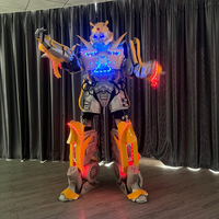 Costume de Robot de grande taille portant la lumière Led Robot de performance pour les enfants VR industrie carnaval divertissement DJ Show