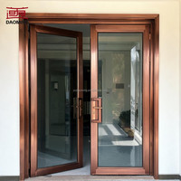 Pintu Geser Kaca Insulasi Suara dari Paduan Aluminium Ramah Lingkungan Modern, Mudah Dibersihkan, untuk Pemisahan Area Basah dan Kering di Dapur dan Toilet