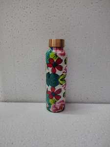 Meena Printed <b>Copper</b> Water Bottle Decorative Metal Drinkware <b>Copper</b> Finish <b>Gift</b> Use Metal Crafts - Product Image 5