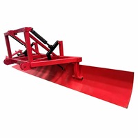 Niveleuse de terrain montée sur tracteur, machine de nivellement du sol à rotation de 180 degrés pour la préparation des rizières, vente en gros