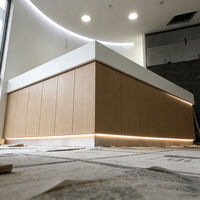 Comptoir de Caisse Moderne de Luxe pour Hôpital, Bureau d'Accueil Style Français, Bureaux de Réception, Bureau de Réception pour Restauration et Bureau du Réceptionniste