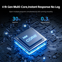 Caisse enregistreuse tactile à double écran Leiling LL-18C6FA 15,6 pouces + 11,6 pouces Windows Intel Core I5 4ème génération Wi-Fi