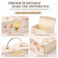 Boîte magnétique de luxe personnalisée pour bougies parfumées et emballages de parfums, boîte cadeau avec poignée pour l'aromathérapie et les ensembles de diffuseurs