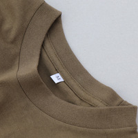 T-shirt graphique vierge en coton épais 100 %, coupe classique, avec impression DTG personnalisée, anti-boulochage et anti-plis, vente en gros