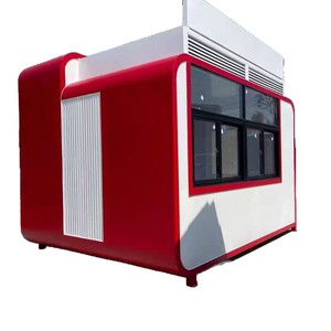 Station de recharge portable pour les agents d'assainissement, salle de repos avec porte et fenêtres en verre 80x60x30cm - Product Image 5