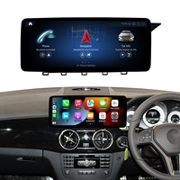 Autoradio d'usine 12,3 pouces RHD pour BENZ 2013-2015 GLK, kits de panneaux de tableau de bord pour autoradio Android, accessoires écran Android