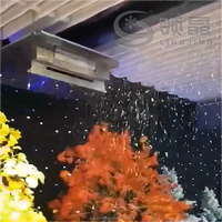 Décoration de Noël intérieure Incroyable machine à chutes de neige intérieure Spacieux Complexe de spa Chambre froide Machines à glace enneigées réalistes
