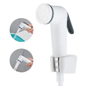 Hot Selling ABS Plastic Mixer Faucets Shattaf Toilet Bidet Shower Spray Portable Hand Held Cleaning Sprayer bathroom accessories