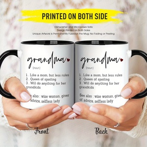 Taza de Café de Cerámica con Diseño Sentimental de Definición de Abuela, Apta para Lavavajillas, Regalo Perfecto para Abuela - Product Image 4