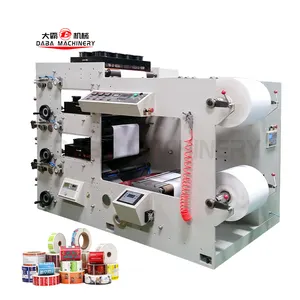 DBRY-3C-320 Mesin Cetak Flexographic Digital 3 Warna untuk Kertas Film Label Roll Printing