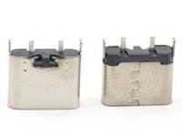 One-Stop-Einkauf mit Anpassungsmöglichkeiten: 2-Pin USB Typ-C Buchse, Vertikaler Steckverbinder, Schnelles Mobiles Ladeport-Gerät
