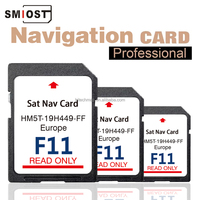 SMIOST Chang CID Map Car para navegación GPS Navig Card Sat Nav Tarjeta SD Softwares 64GB para Ford F11 Ranger