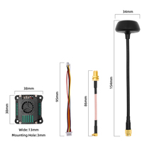 Transmisor FPV de Alta Potencia 5.8G VTX 3W 7-36V 4000mW 88CH de Largo Alcance con Polarización Vertical YS-V2 para Dron UAV