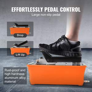 Hydraulischer Reifenabdrücker für Traktoren, LKWs, Busse, Rasenmäher, ATVs, 10000 PSI Reifenabdrücker mit Metall-Fußpumpe, Hochleistung - Product Image 4