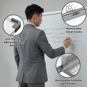 Aluminum Frame <strong>Whiteboard</strong> Modern <strong>Wall</strong> Mounted Magnetic <strong>Whiteboard</strong> Enamel Coated Office White Board - Product Image 5