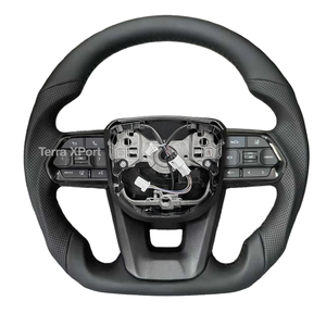NOUVEAU Volant en cuir et bois compatible avec Toyota GR Yaris, RAV4, Innova, Vitz, Supra MK5 A90, Axio, Crown, 4Runner, Prius, Tundra - Product Image 4