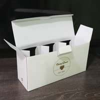 Emballage de luxe pliable avec fenêtre transparente en PVC, conception à fermeture supérieure et base rabattable pour tous les produits