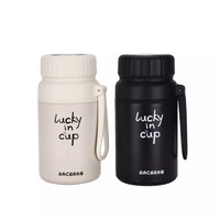 Tasse à eau isotherme créative et minimaliste pour couples ; Thermos en acier inoxydable 316 à isolation thermique ; Grande capacité pour le thé