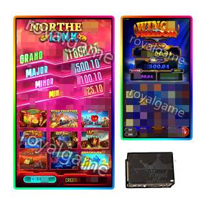 Máquina <span class=keywords><strong>de</strong></span> juego colorida LED vertical/curva <span class=keywords><strong>de</strong></span> 43 pulgadas, venta al por mayor, juego Lightning Link 10 en 1, tablero <span class=keywords><strong>de</strong></span> juego, impresora aceptadora <span class=keywords><strong>de</strong></span> billetes ICT - Product Image 6