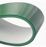 Personalización de fábrica, construcción de goma, Circular, 3mm, cinta de correr de Pvc de bajo ruido, máquina de lijado áspero, cinta transportadora resistente al corte