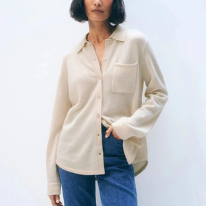 Polos en <span class=keywords><strong>cachemire</strong></span> Pulls en <span class=keywords><strong>cachemire</strong></span> pour femmes Chemises douces et chaudes - Product Image 1