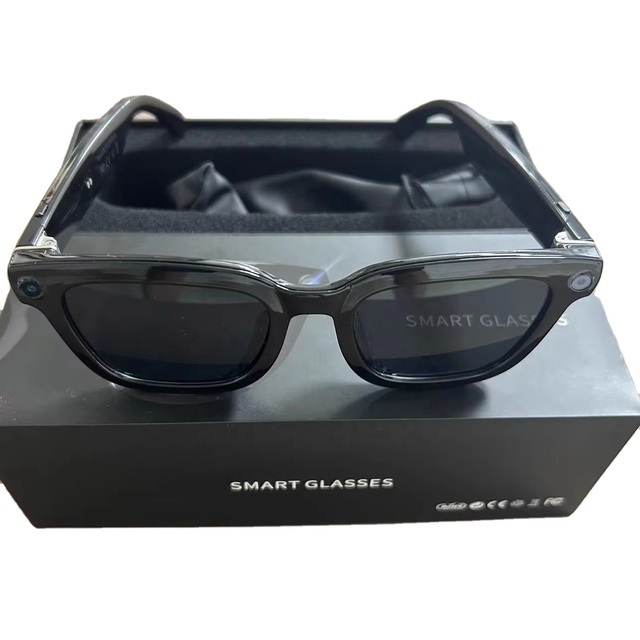 V03-T6 Ai Smart Glasses 800W HD Camera IPX-5/IP67 Waterproof Magnetic Charging Voice Control Real-Time Translation Video Calling