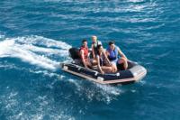 Bateau pneumatique motorisé Bestway 65049 Hydro Force Mirovia Pro pour 4 adultes + 1 enfant