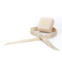 Boîte personnalisée avec sac, couvercle en carton et base, boîtes de rangement cosmétiques, couvercle en ruban de soie et base, boîte blanche