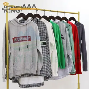 Thin hoodies various style wholesale second hand clothes Thrifted bale clothes