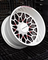 Jantes de camion FANXI 24x12 24x14 26x14 26x16 concaves forgées 8x6.5 8x165.1 8x170 polies avec capuchons flottants pour Bronco Raptor