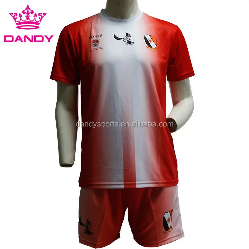 Progettare il proprio sublimazione quick dry jersey di calcio camice di calcio uniforme