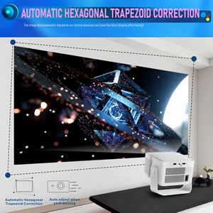 Nhà Máy Nhà Hy350 Max 1080P LED Chiếu Xách Tay Cho 5.0 500 Lumens <span class=keywords><strong>Android</strong></span> 11 Được Xây Dựng Trong Loa Tự Động Keystone - Product Image 5