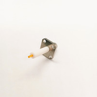 Conector RF de Alto Rendimiento, DC-18GHz, Conector SMA Hembra con Brida de 4 Orificios, Material de Acero Inoxidable, Conector para PCB