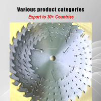 Lame de scie circulaire industrielle personnalisée SKS51/75CR1 pour la découpe du bois, résistance durable à l'usure, dents multi-lames OEM