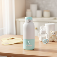 Desain Baru Industri Perdagangan Nirkabel Mini Portabel Pengolah Makanan Bayi Bertenaga Baterai 110V 350ml Baja Tahan Karat 316 USB 50W