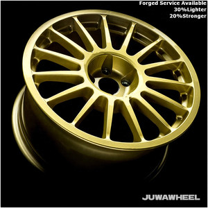 Jantes forgées sur mesure JUWA pour Subaru WRX, Mitsubishi Lancer Evo, Toyota Yaris <span class=keywords><strong>GR</strong></span>, 18, 19, 20 pouces, déport <span class=keywords><strong>32</strong></span> - 45, design multi-branches - Product Image 2