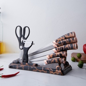 Household Stainless Steel Chef <b>Knife</b> <b>Set</b> Scissor Peeler Kitchen Tools Kitchen <b>Knife</b> <b>Set</b> With <b>Knife</b> Holder - Product Image 6