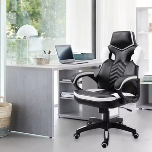 Chaise de jeu Anji Gaming, fabricant de chaises de jeu, en cuir PU, inclinable, pivotante, pour ordinateur, bureau et joueurs PC, design ergonomique, 5604 Gaming - Product Image 1