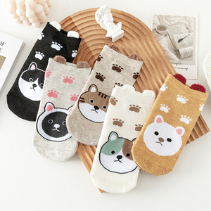 Women's Cotton Ankle <strong>Socks</strong> New Wholesale Cartoon Animal Character Summer Knitted <strong>Socks</strong> - Product Image 5