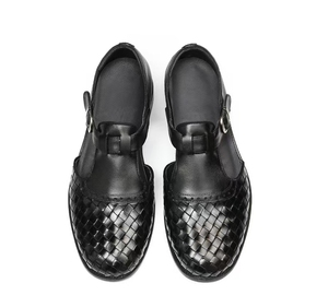 Chaussures Richelieu Homme à Bout Pointu en Cuir Véritable Brillant Respirant Style Rétro Décontracté Habillé pour Mariage Automne - Product Image 6