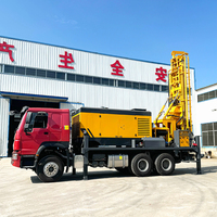 Foreuse de puits d'eau intégrée pour camion à couple élevé de 11000 N.M, machine de forage pneumatique de 300 m