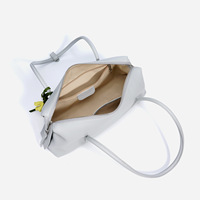 Sac à main d'épaule de luxe en cuir véritable pour femme 2026, avec fermeture éclair, décor floral, grande capacité, été-automne