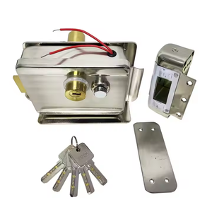 ล็อกไฟฟ้า DC12v พร้อมฝาปิดสำหรับระบบควบคุมการเข้าประตูหลักของอาคารที่พักอาศัย - Product Image 2