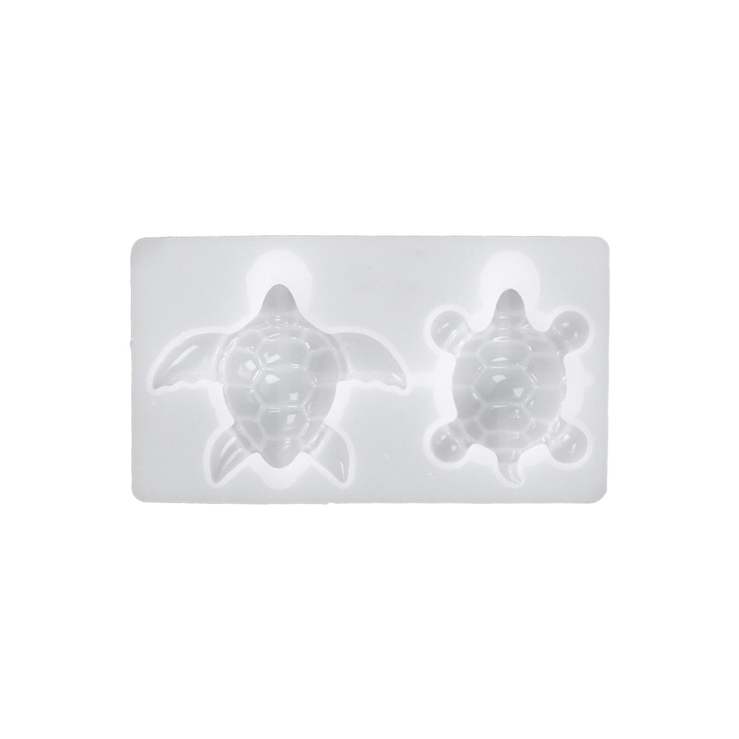 Moule tortue miniature blanche