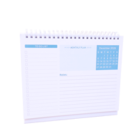Calendario da Scrivania Personalizzato a Spirale con Citazioni Ispirazionali Quotidiane per 365 Giorni, Carta Patinata, Rilegatura a Spirale Dorata