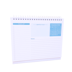 Calendrier de bureau personnalisé en spirale avec citations inspirantes quotidiennes pour 365 <span class=keywords><strong>jours</strong></span>, papier couché, reliure en fil doré - Product Image 5