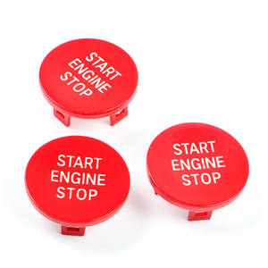 रेड स्पोर्ट्स सीरीज एब्स की इंटीरियर किट वाहनों के लिए स्टॉप इंजन बटन - Product Image 6