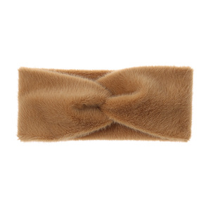 Diadema de punto cruzado de felpa, accesorios para el cabello de lana con borde ancho para otoño e invierno, protección para los oídos, gorro, cintas para el cabello cálidas - Product Image 6