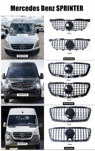 Grilles de voiture W906 <span class=keywords><strong>auto</strong></span> gird pour Mercedes benz Sprinter 2014 2015 2016 2017 année mise à niveau <span class=keywords><strong>GT</strong></span> calandre look modèle abs pièces - Product Image 6