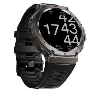 Montre connectée DM58 avec cadran boussole, rappel de messages, suivi d'activité, appels vocaux, heure mondiale et positionnement - Relojes Relogio - Product Image 1